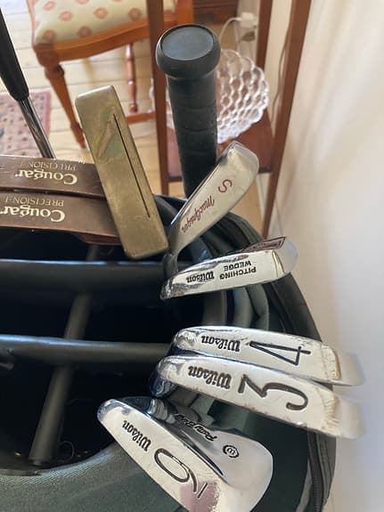 Wilson damgolfklubbor set järn och trä