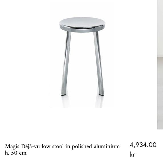 Magis Déjà-vu stool / pall (nypris 4950kr)