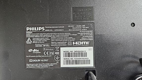 HD TV Philips 24"