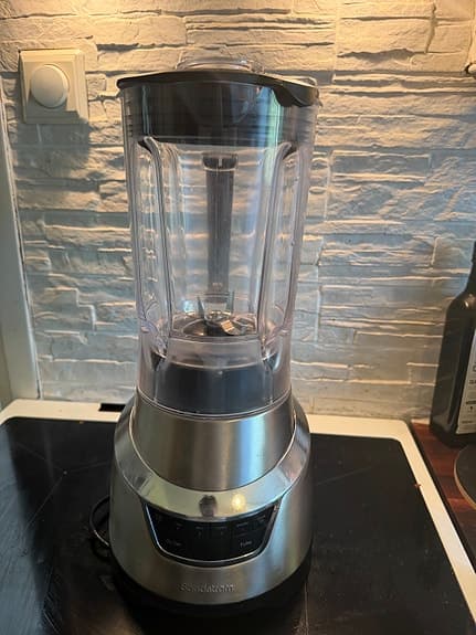Sandstrøm blender i rostfritt stål