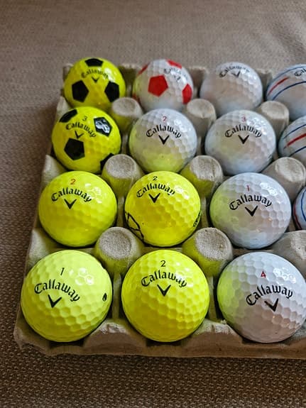 Golfbollar Callaway chromesoft, supersoft 20st