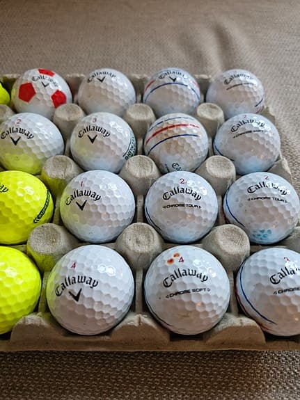 Golfbollar Callaway chromesoft, supersoft 20st