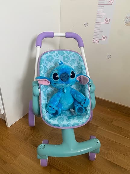 Lilo stitch med matchande vagn