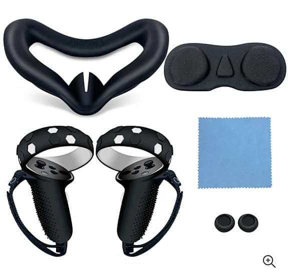 Oculus Quest 2 VR-headset med tillbehör