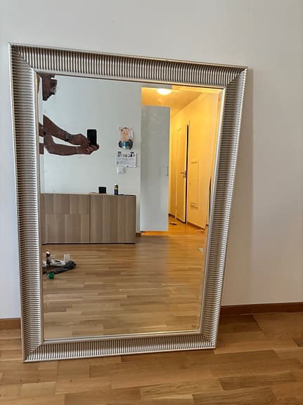 Ikea försilvrad spegel