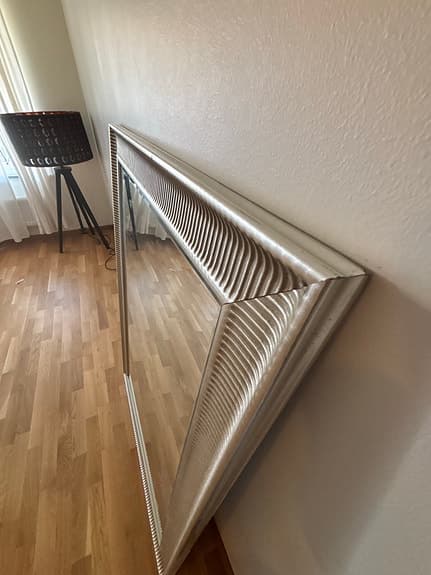 Ikea försilvrad spegel