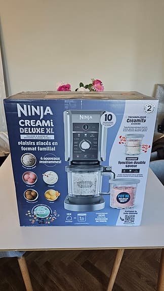 NY! Ninja Creami Deluxe XL glassmaskin