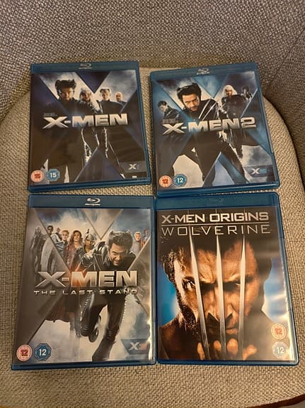 X-MEN blu-ray filmer samling collection