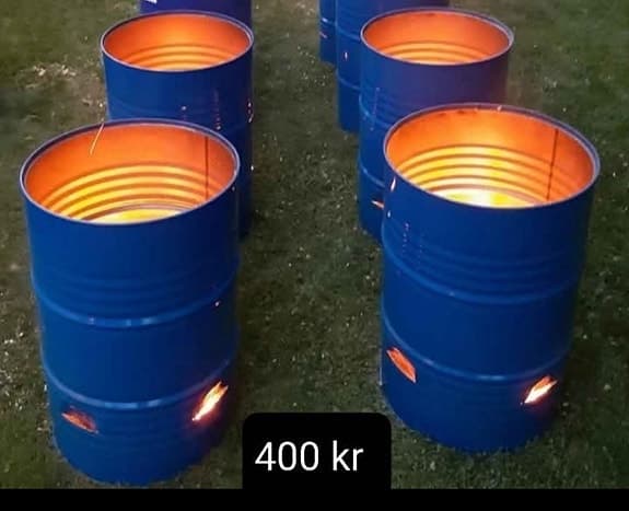 Eldningstunna Kungälv 2 min från E6 Rollsbo