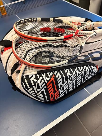 Babolat tennispaket – 3 racketar + Babolat-väska