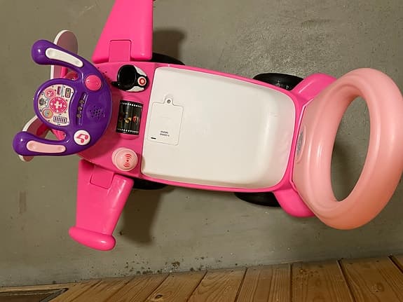 Paw Patrol Skye gåbil flygplan rosa