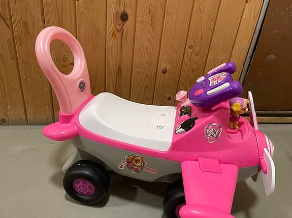 Paw Patrol Skye gåbil flygplan rosa