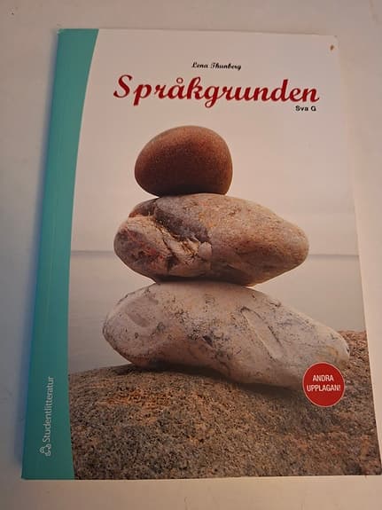 Språkgrunden Sva G  – lärobok i svenska som andraspråk