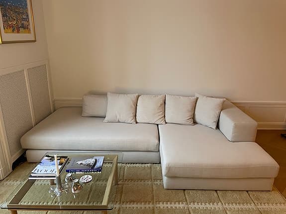 Handgjord loungesoffa - Org pris 30,500 SEK
