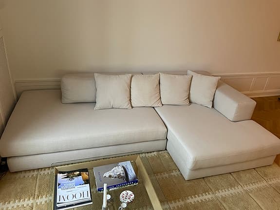 Handgjord loungesoffa - Org pris 30,500 SEK