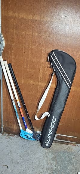 Innebandy klubbor + glasögon