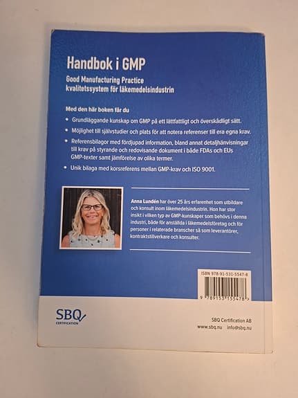 Handbok i GMP – kvalitetsystem för läkemedelsindustrin, medicin och hälsa
