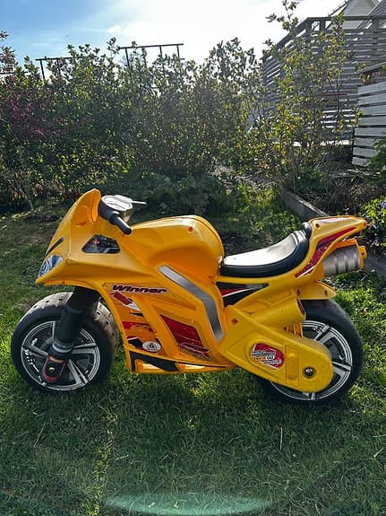 Manuell motorcykel för barn, Springcykel