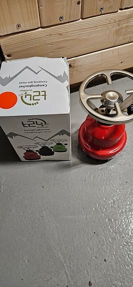 camping gas stove röd campingkök