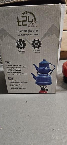 camping gas stove röd campingkök