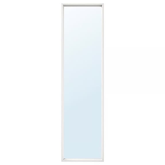 IKEA Nissedal spegel 40x150 med vit ram