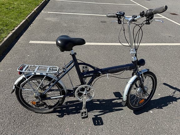 Elcykel Yosemite – hopfällbar – fungerar bra