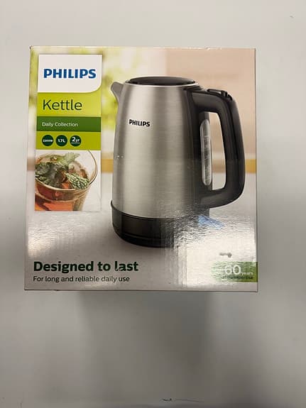 Philips vattenkokare rostfritt stål