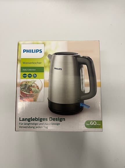Philips vattenkokare rostfritt stål