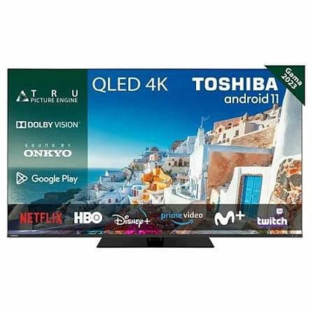 Toshiba 43" 4K QLED Android Smart-TV, inbyggd Chromecast