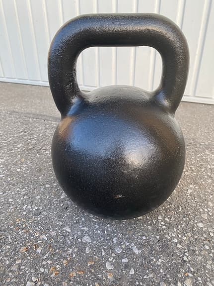 Eleiko kettlebell 40 kg svart