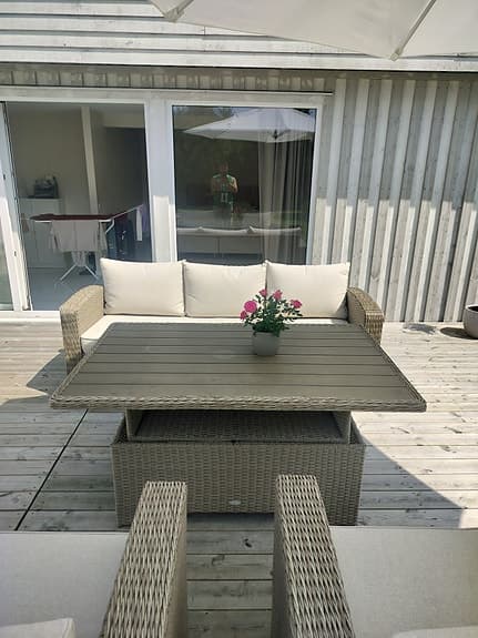 Loungeset STAVERN 5-sits Beige färg