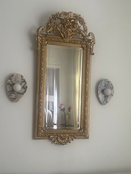 Elegant spegel tidig 1900-tal