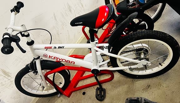 Kayoba barncykel 16 BMX med avtagbart stödhjul