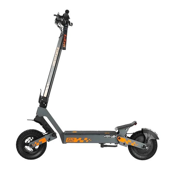 KUKERIN G2 Elscooter RAW Extreme grå/orange -Helt ny i kartong.