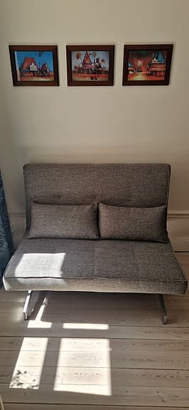 Sweef Ormen bäddsoffa 120 cm i grå färg