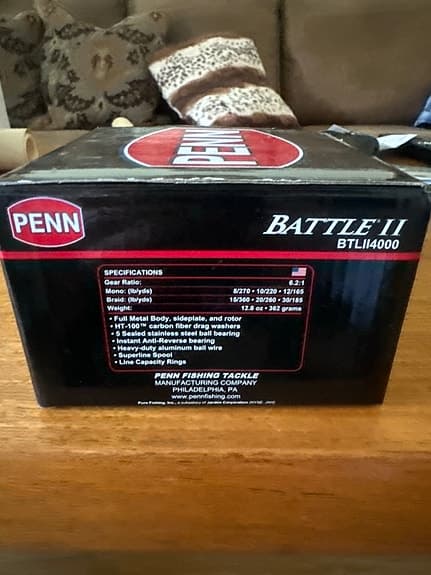 Penn Battle II BTLII4000 haspelrulle