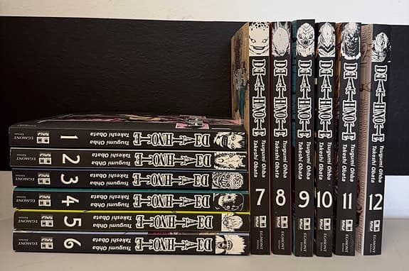 Death Note Komplett Serie 1–12 Svenska Första Utgåvan 2008