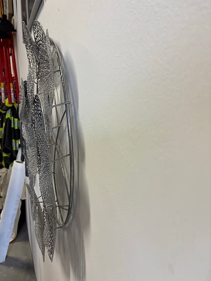 Mio väggdekoration metall rund