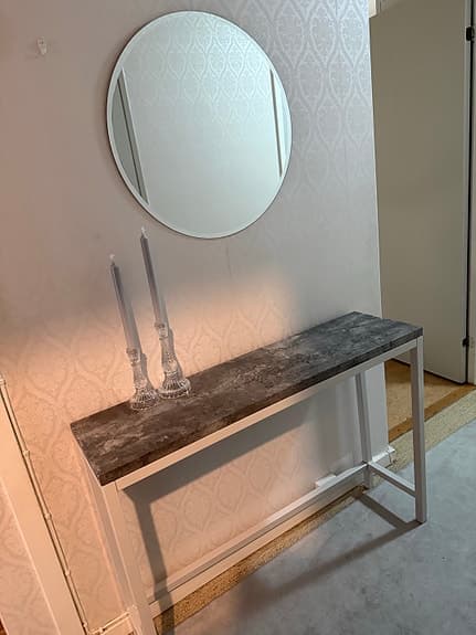 IKEA avlastningsbord 110x30 cm svart