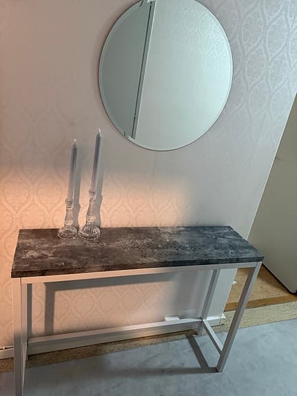 IKEA avlastningsbord 110x30 cm svart