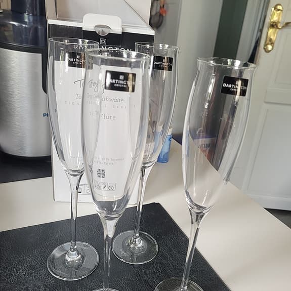 Champagneglas, 4 st