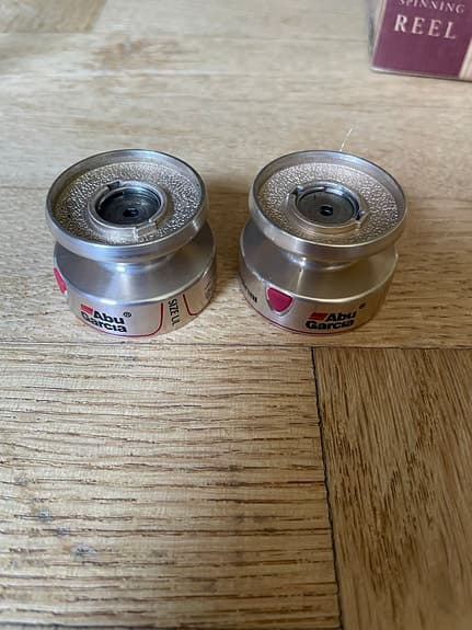 Abu Garcia Cardinal 80F — komplett med originalbox + 2 extra spolar