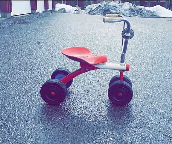 Charmig Retro-Trehjuling