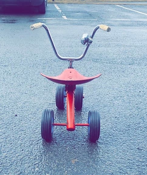 Charmig Retro-Trehjuling