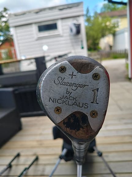 Slazenger Jack Nicklaus golfklubbor med bag