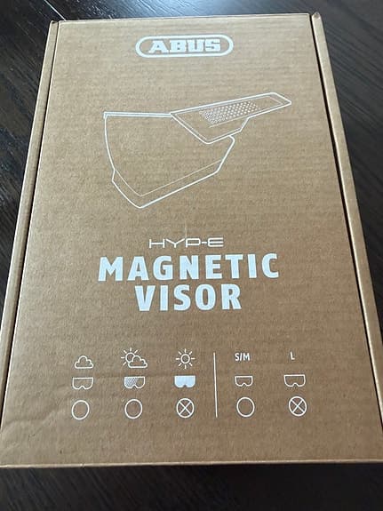 ABUS Hype-E Magnetic BLACK Cykelhjälms Visir