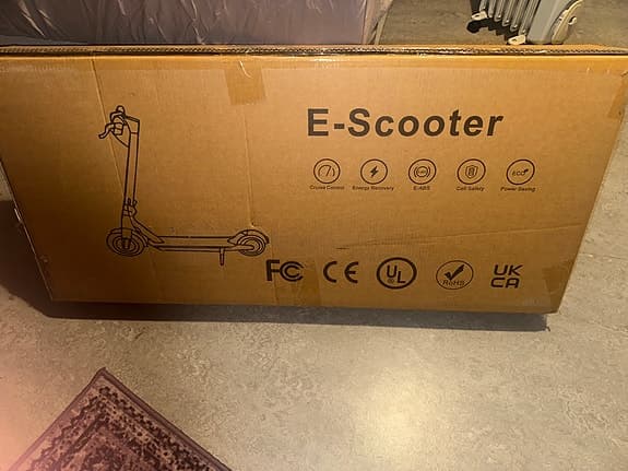 E-Scooter elsparkcykel svart