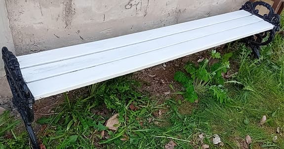 Bänk gjutjärn