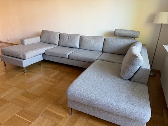Stor grå soffa från MIO