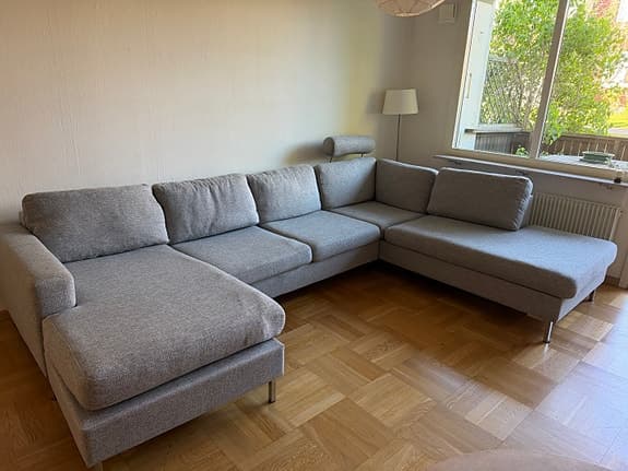 Stor grå soffa från MIO